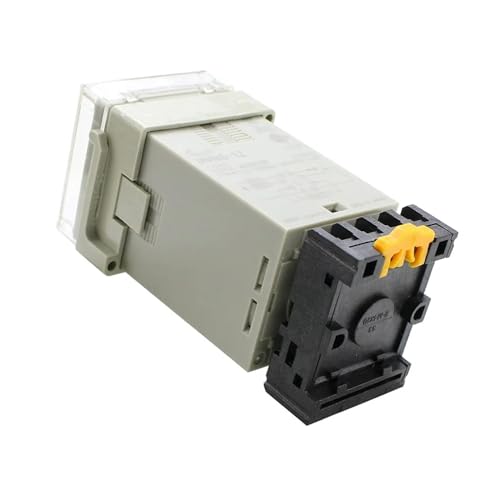 Commutateur de relais temporisé programmable DH48S LED haute précision avec embase