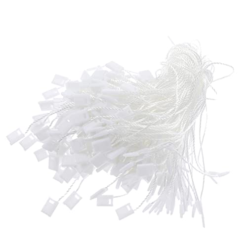 VICASKY 1000pcs Tag Rope Fastener Clasp Snap Lock Pin Loop for Tags Apparels Clasp