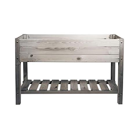 Jardinière surélevée mgc24 en pin gris Cover