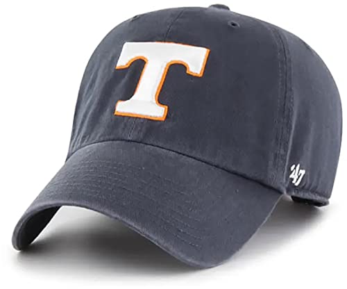 47 Tennessee Volunteers Hat Mens Womens Clean Up Adjustable Cap, Vintage Navy