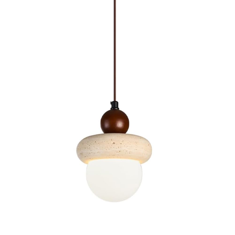 Plafonnier industriel vintage céramique blanche suspension laiton cuisine
