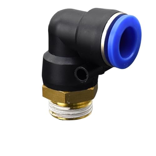 Racor neumático orientable codo 8mm con rosca 1/2 de alta estanqueidad 5