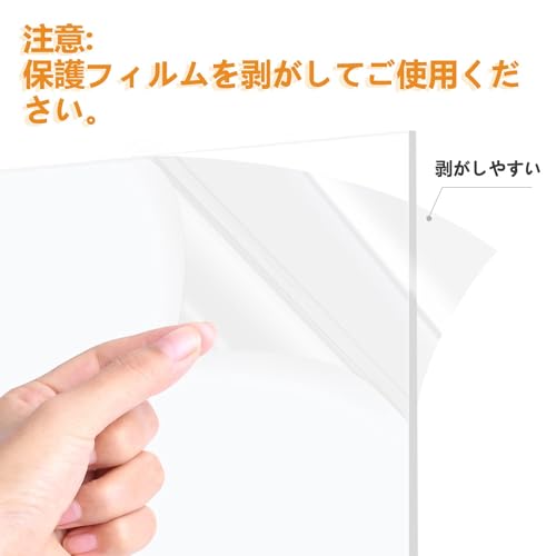 Image of 10 Pack of Acrylic Sheets 8x10-0.043 inch Thick Clear Extruded Plexiglass Sheets for Crafts, Picture Frame, Projects Display & DIY