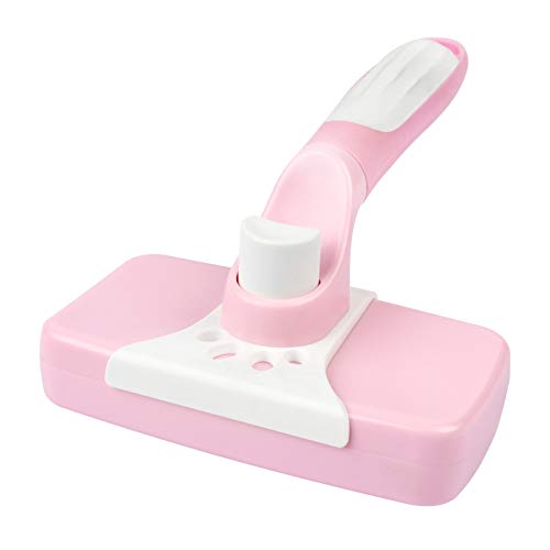 PatiencET Self Cleaning Slicker Dog Brush for All Pet Dog Grooming Brush With New Balls On Bristles For Removing Tangles And Loose Hair Cat Hair Brush For Keep Your House Clean