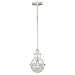 Vaxcel P0078 8-Inch Mini Pendant, Polished Nickel