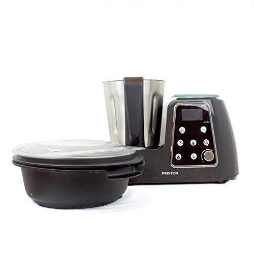 PRIXTON-Kitchen-Gourmet-KG200-Robot-de-Cocina-Multifuncion-Programable-con-Accesorios-Acero-Inoxidable-Reacondicionado