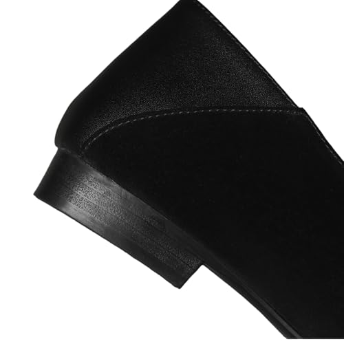 TinaCus Suede & Genuine Leather Handmade Round Toe Comfortable Women's Slip on Flat Shoes4