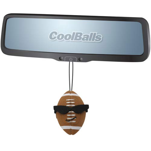 Coolballs Cool Football w/Sunglasses Car, Truck, SUV Rear-View Mirror Hanging Hanger Auto Accessory