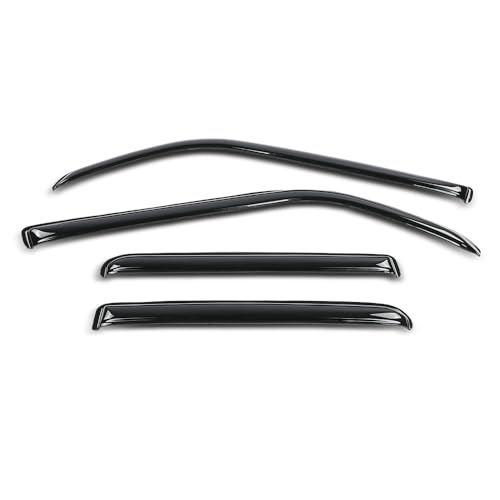 Image of PIT66 Outside Mount Vent Window Visor Window Deflectors 4 pcs