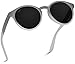 WearMe Pro - Classic Small Round Retro Sunglasses (Tortoise Frame / Mirror Yellow, 53)
