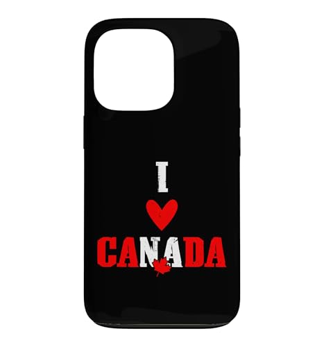 I Love Canada Proud Canadian Heart �J�i�_���� �J�i�_ �X�}�z�P�[�X iPhone 13 Pro �p