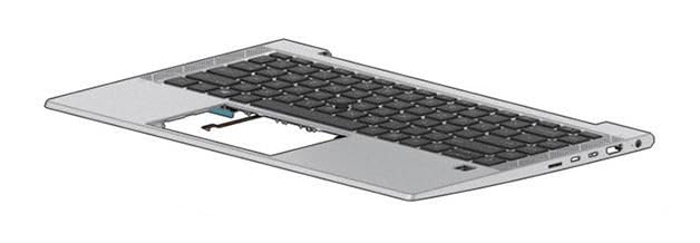 Clavier HP langue hongroise W126344255 idéal télétravail bureau