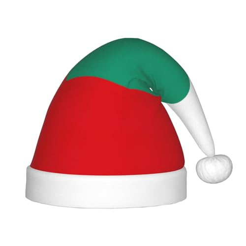dkkuvt Sombrero de Navidad unisex con estampado de bandera búlgara para la mayoría de fiestas de Navidad, suministros de vacaciones, sombreros de Navidad
