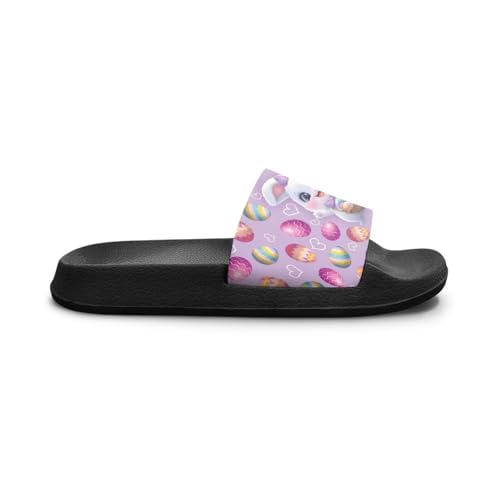 Image of Boy & Girls Slide Sandals Kids Shower Shoes Non Slip Summer Slippers Beach Sandals
