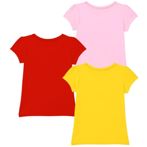 Image of Kuchipoo Disney Girls Half Sleeves Regular Fit Cotton T-Shirt