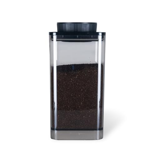 Everlock Turn&Lock Airtight Food Storage Containers For Fresh and Odor-Free Pantry Organization Or Kitchen Counter Perfect for Ground Coffee, Flour, Brown Sugar, Cereal, Herbs and More