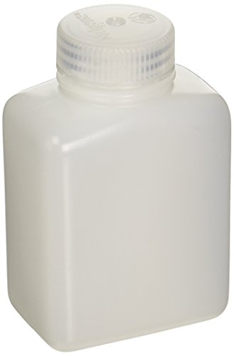 Nalgene Rectangular HDPE Bottles, 250mL 8. (Pack of 12)