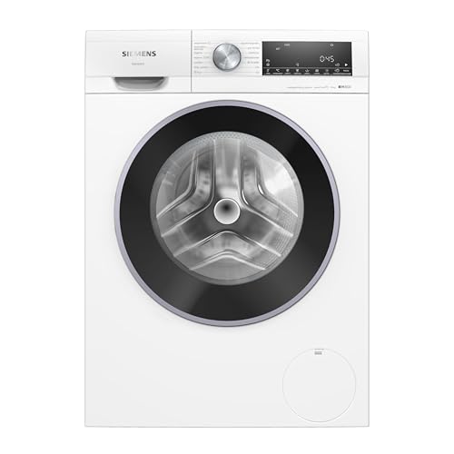 Siemens - Lavadora, iQ500, 10 kg de capacidad, Dosificación automática, Programas rápidos, smartFinish, blanco, WG54G2F1EP