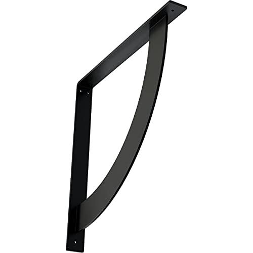2" W x 20" D x 20" H Bulwark Steel Bracket, Powder Coated Black