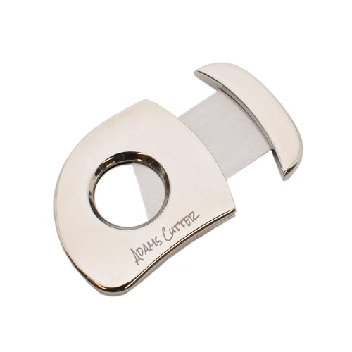 Personalised Engaved Bean Shaped Stainless Steel Cigar Cutter, 46 Ring Gauge