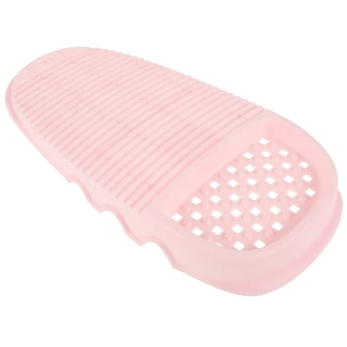 HOUDERCO ミニ搓衣板 洗濯板 収納皿付き 手洗いボード 衣類用携帯洗濯板 手に優しいエルゴノミクス設計 旅行や屋外用洗濯補助ツール