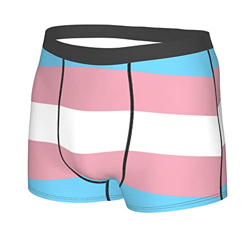 Transgender Pride flag Mens Boxer Briefs Underwear Breathable Stretch Boxer Trunk with Pouch for Men, Youth2