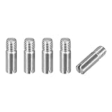 uxcell 棚ダボ ネジ式 M3 スロット付き ダボピン M3×10mm 棚受 304ステンレス キッチンキャビネット クローゼット用 DIY 固定サポート 5個
