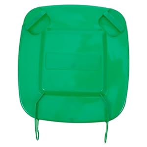 HYTROVE Mülleimerdeckel Kunststoff Grün Quadratisch