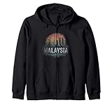Photo Gallery retro malesia paesaggio vintage souvenir felpa con cappuccio Photo Gallery retro malesia paesaggio vintage souvenir felpa con cappuccio