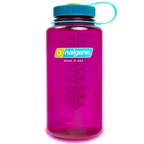 Nalgene Tritan Wide Mouth BPA-Free Water Bottle Eggplant, 32 oz