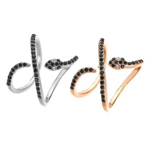 Bague serpent pour femmes, bague de doigt décorative et bijou tendance