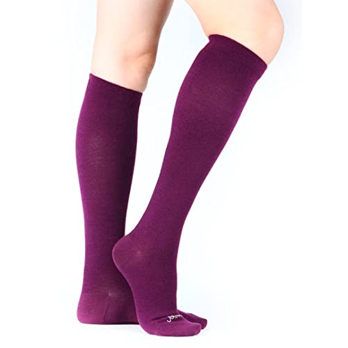 Image of ja vie 80% Merino Wool Ultra Soft 15-20mmHg Graduated Compression Socks for Women & Men