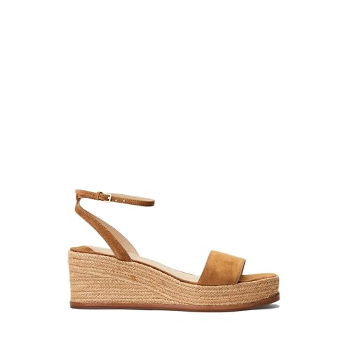 Image of Lauren Ralph Lauren womens Leona Suede Espadrille