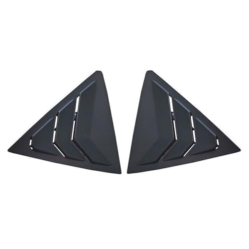 Osłonami Nawiewu Powietrza Pasuje do Corolla 2014-2018 tylna żaluzja samochodu okno boczna pokrywa migawki naklejka wykończeniowa Vent Scoop Carbon Fiber Auto(E)