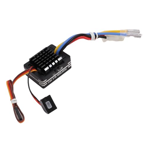 ESC brossé étanche 80A SIXRUN compact avec 3 modes pour voiture RC