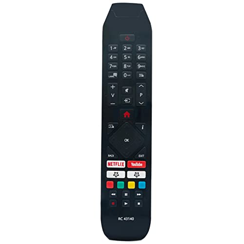 Replacement Remote Control RC43140 Fit for Hitachi UHD TV 49HK5600 65HK5300 43HK5300 43HK5300W 43HK6300 43HK6500 43HL7300 55HK5300W 55HK6003 55HL7300 70HAL7350 58HK5300 58HK5600 65HL7300 70HL7300