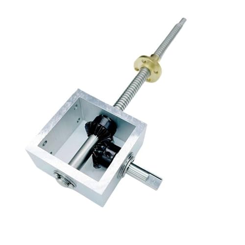Angle Steering 90 Degree Steering Gearbox 1 to 1 Transmission T8 Linear Screw Lifting 1M 20T Micro Bevel Gear Corner Commutator Driving Change