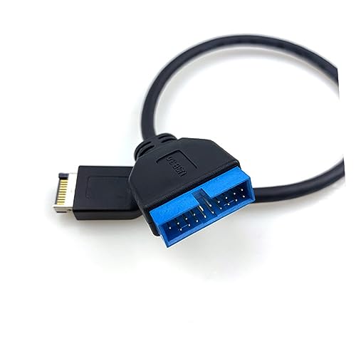 Cable adaptador pines panel frontal y extensión de encabezado para conexión de placa base 5