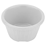 G.E.T. Enterprises F-635-W White 3 oz. Fluted Ramekin, Break Resistant, White (Pack of 12)