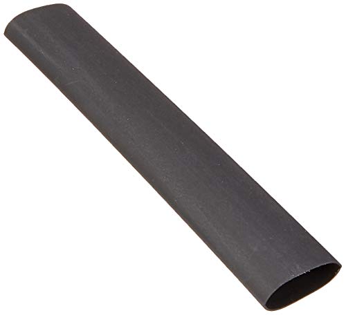 Double Wall Adhesive Lined Marine Grade Heat Polyolefin Shrink Tubing A81469 - 3/4" ID - Black - 6 Inches - 6 Pack