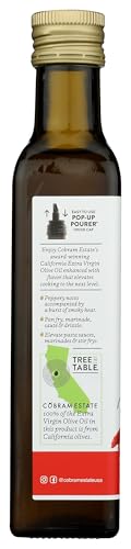 Image of Cobram Estate Chili Artisan Collection Flavored extra virgin Olive Oil - Low-Fodmap Diet Friendly, First Cold Pressed 100% California Extra Virgin Olive Oil - Bright & Flavorful, Non-GMO (250mL)