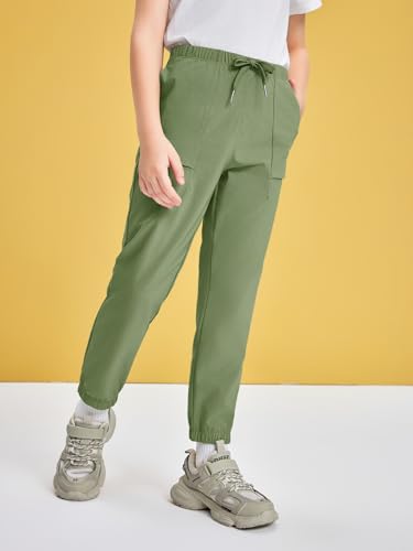 Haloumoning Boys Lightweight Sweatpants Quick Dry Traning Track Pants Joggers for Kids with Pockets 5-14 Yeras3