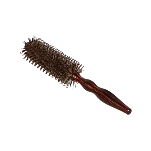 LIFKOME Cepillo De Curvatura Para Mango De Madera Peine Masaje Del Cabelludo Para Volumen
