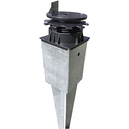 Preisvergleich Produktbild K&R Terrassenlager Flex für Bodeneinschlaghülse (91x91 mm)