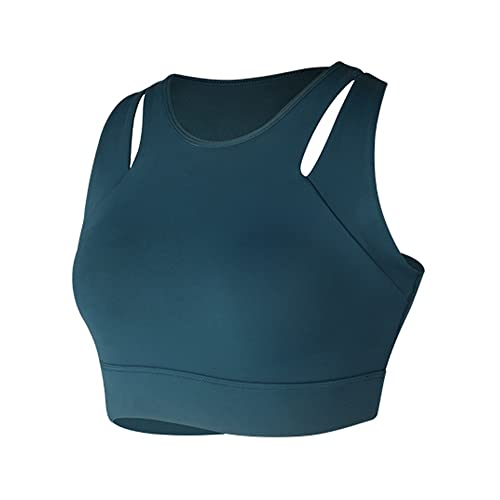Brassière de yoga à soutien moyen et coussinets amovibles pour femme