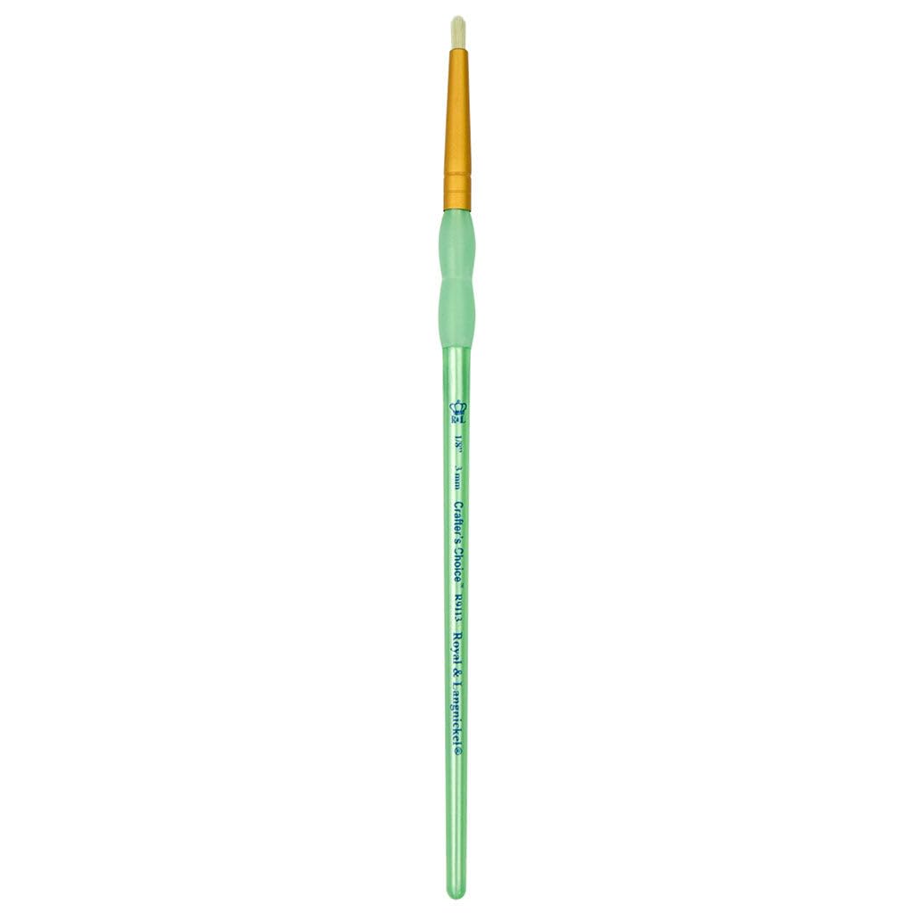 Omnia White Crafter's Choice Bristle Dome Stencil Brush-5/8" Width -R9113-5/8