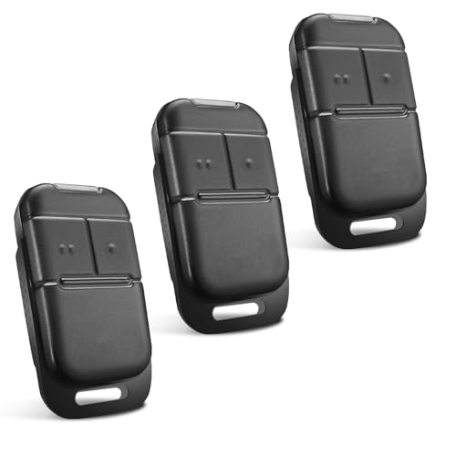 3 Stück Ersatz Handsender für S0mfy 2401539, Garagentoröffner 433,42 MHz 2 Kanäle Kompatibel mit Tor- und Garagentormotorisierung