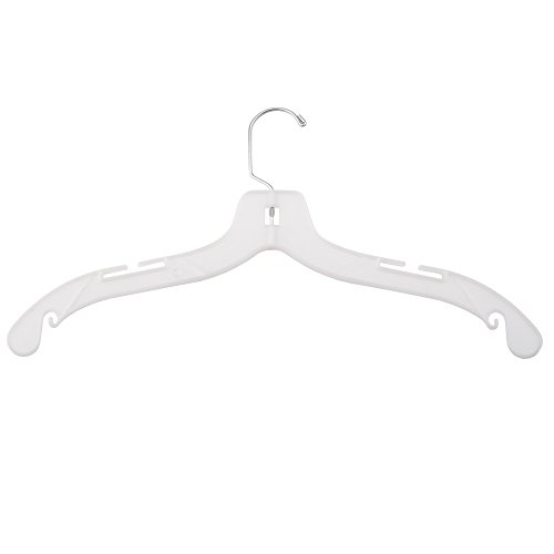 NAHANCO 1507 Plastic Dress Hanger, Medium Weight, 17