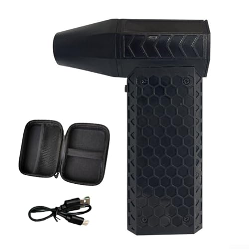 SPORTARC Komprimerad luftrenare, 130 000 varv/min elektrisk luftdammvipp, turbofläktfläkt, 3 växlar justerbar luftfläkt för rengöring av tangentbord för bil