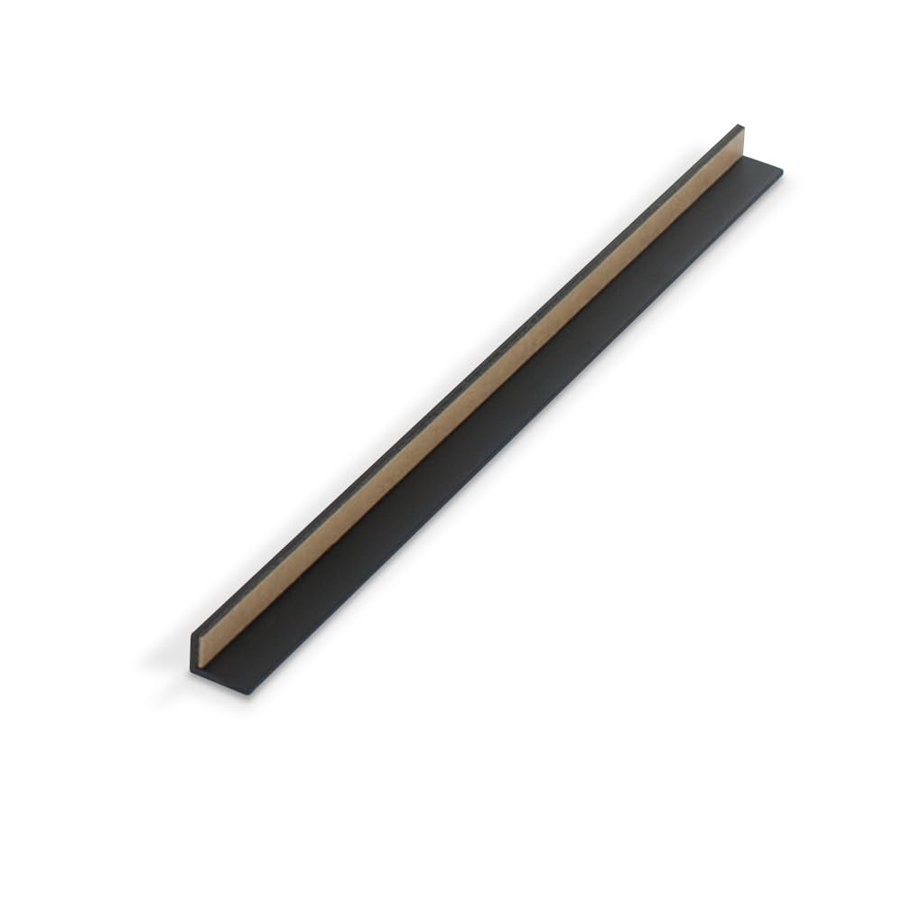 Angle de 90° plastique styrène noir baguette protection cornière